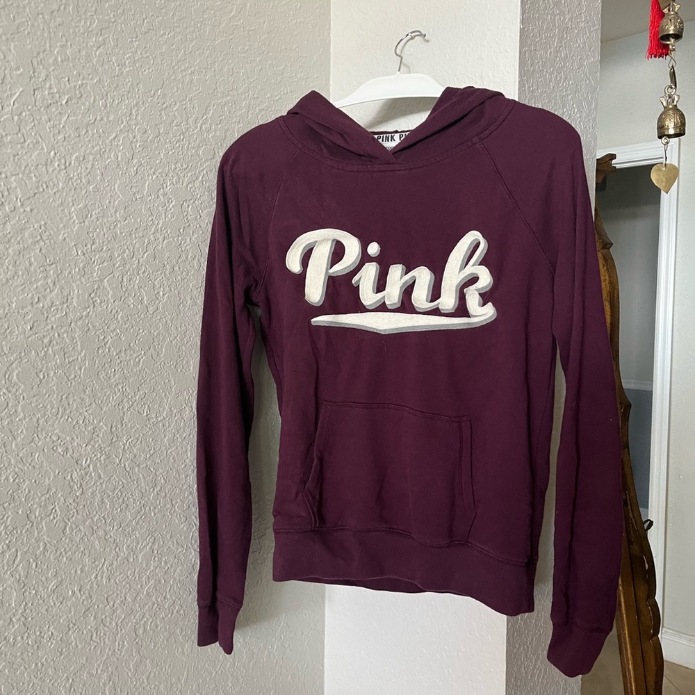 Pink hoodie